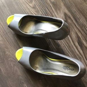 Charlotte Russe opened toe pump.